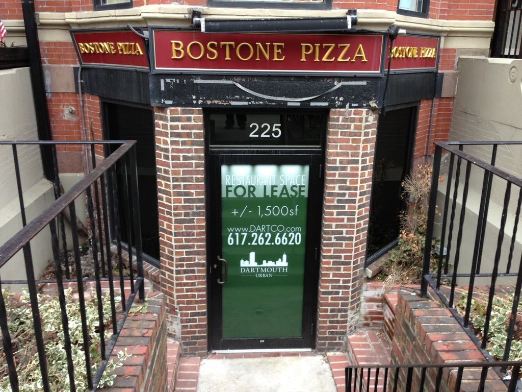 Bostone Pizza is closed
